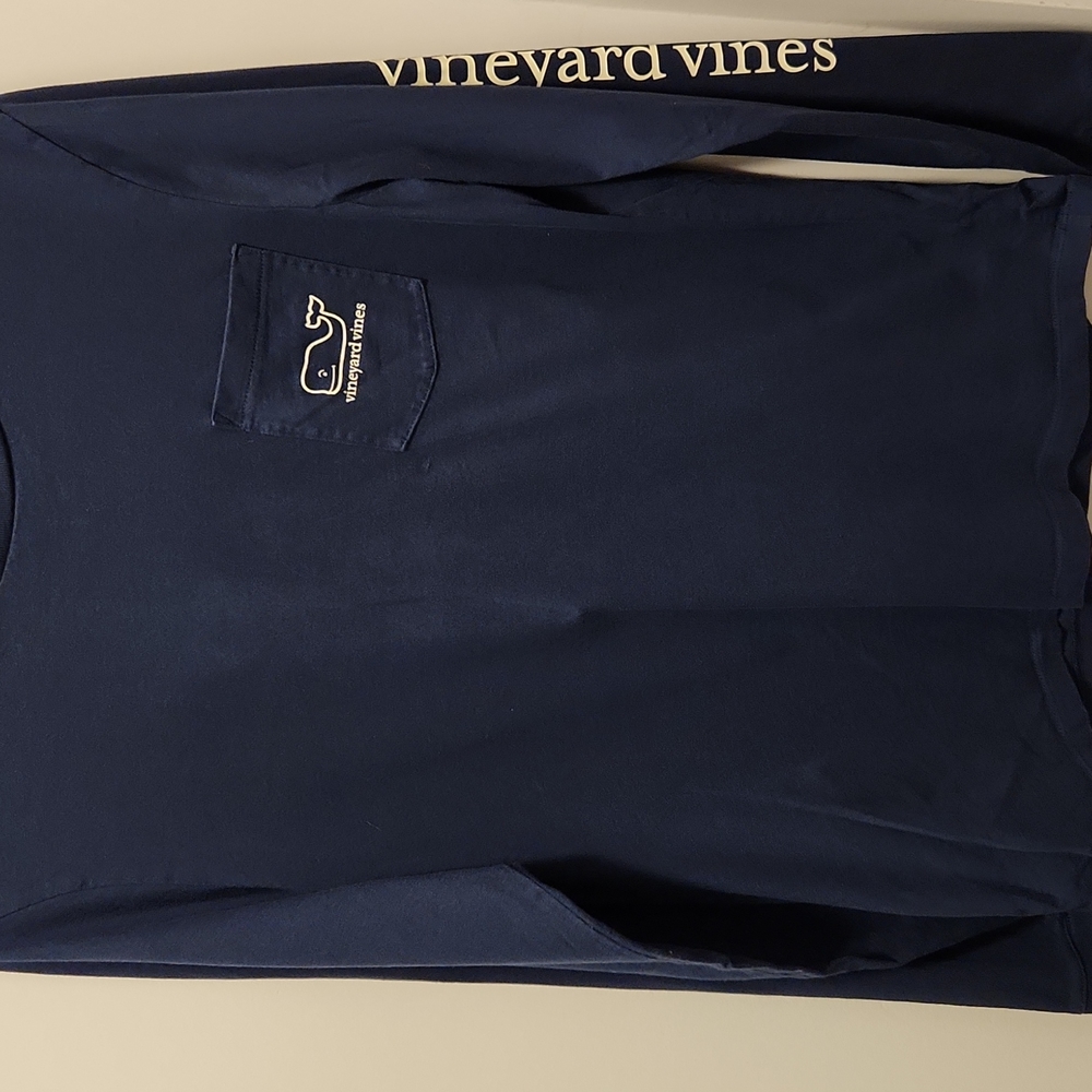 Kid's Navy Blue Vineyard Vines Long Sleeve